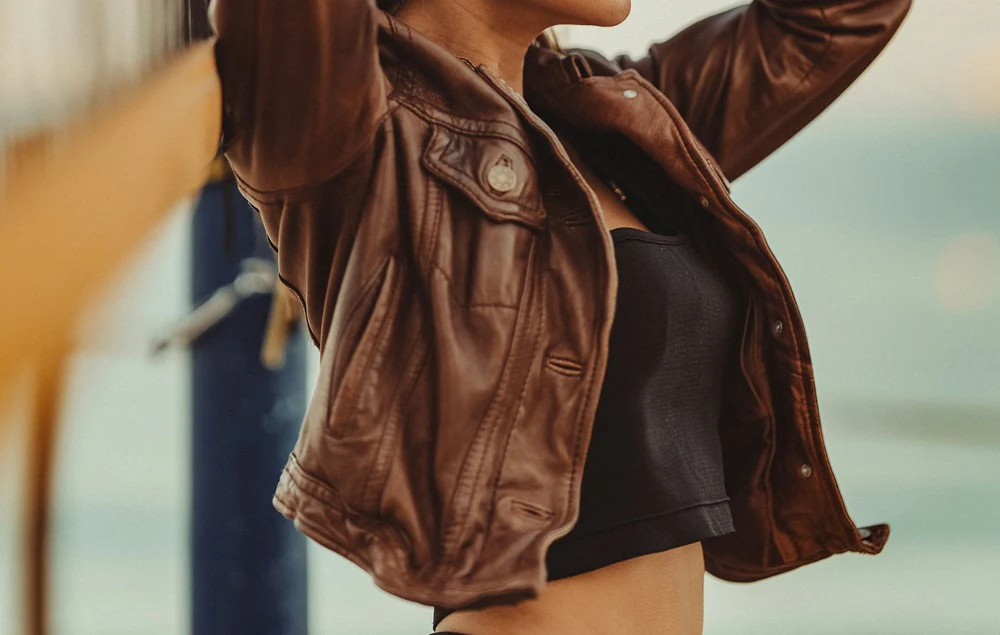 leather jacket outfit blog image