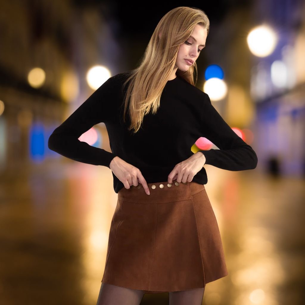 suede skirt